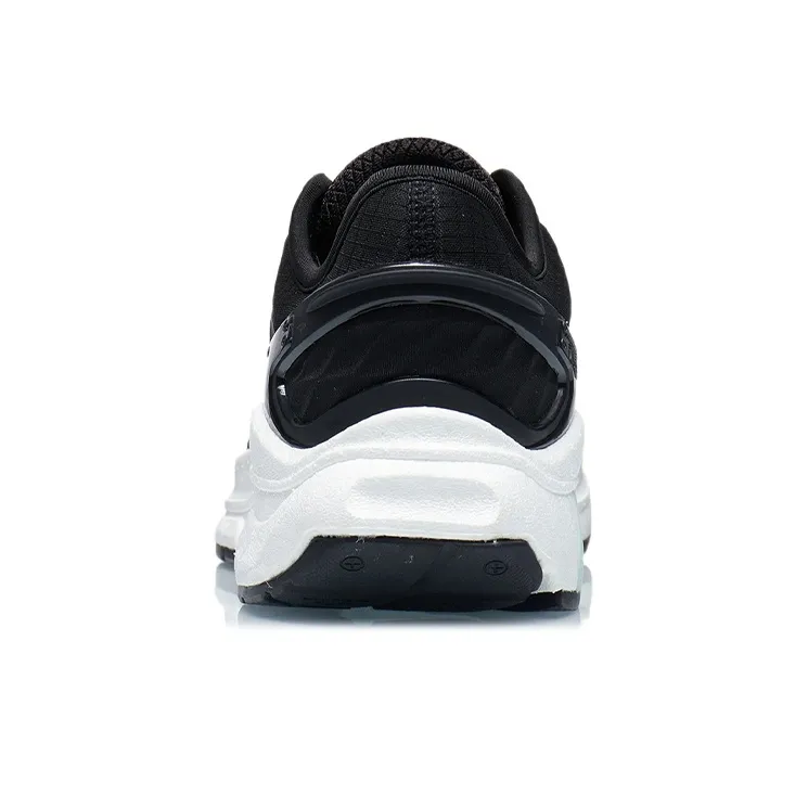 LiNing Furious Rider 5.0 Cushioning Anti-Slip And Wear-Resistant Low-Top Sports Casual Shoes Black White Silver-4