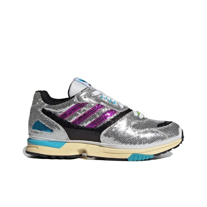 Adidas Zx 4000 Glitter Silver Women's-1