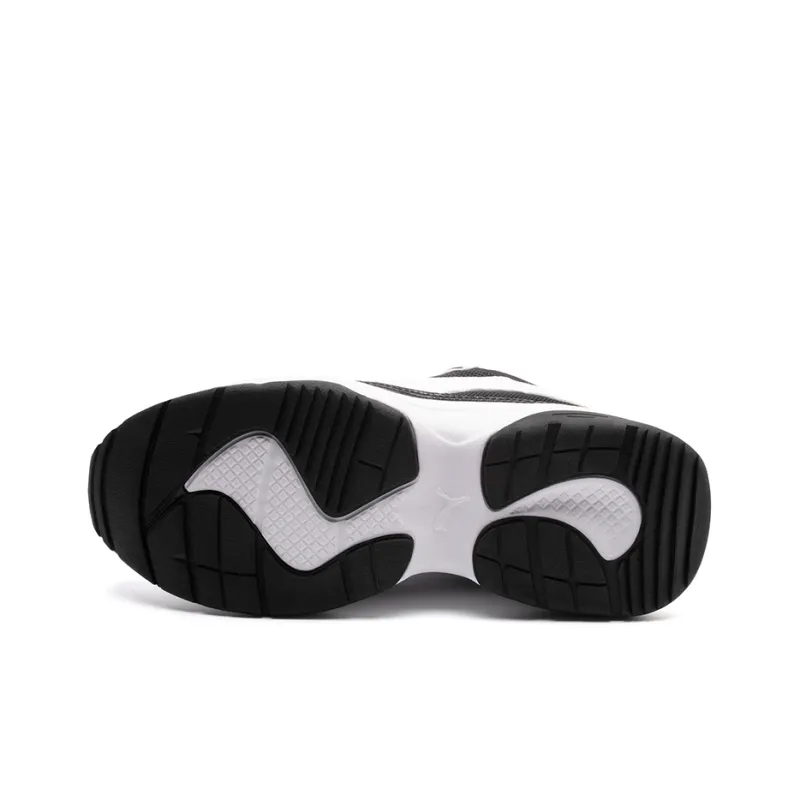 PUMA Cilia Patent White/Black Women's-4