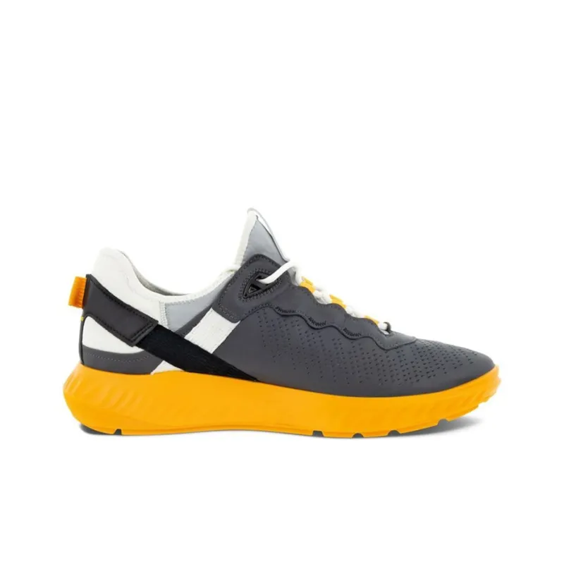 Ecco Fit For Action Casual Shoes Men Low Top Dark Gray-1