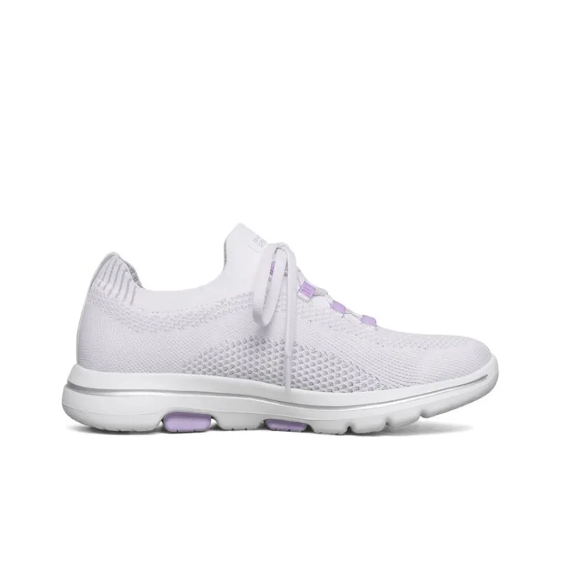 Skechers Go Walk 5 Slip Resistant And Breathable Low Top Casual Shoes Women's Lavender-1