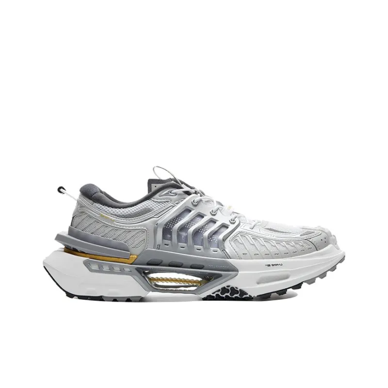 LiNing Casual Shoes Men Low Top Gray/White-1