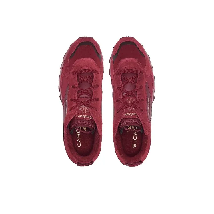 Reebok Classic Leather Cardi B Burgundy Women's-2