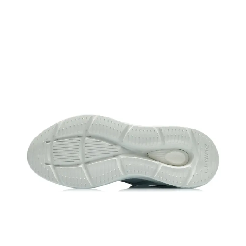 LiNing Spark Cushioning Anti-Slip Wear-Resistant Breathable Lightweight Coverage Low-Top Sports Casual Shoes White Blue-4