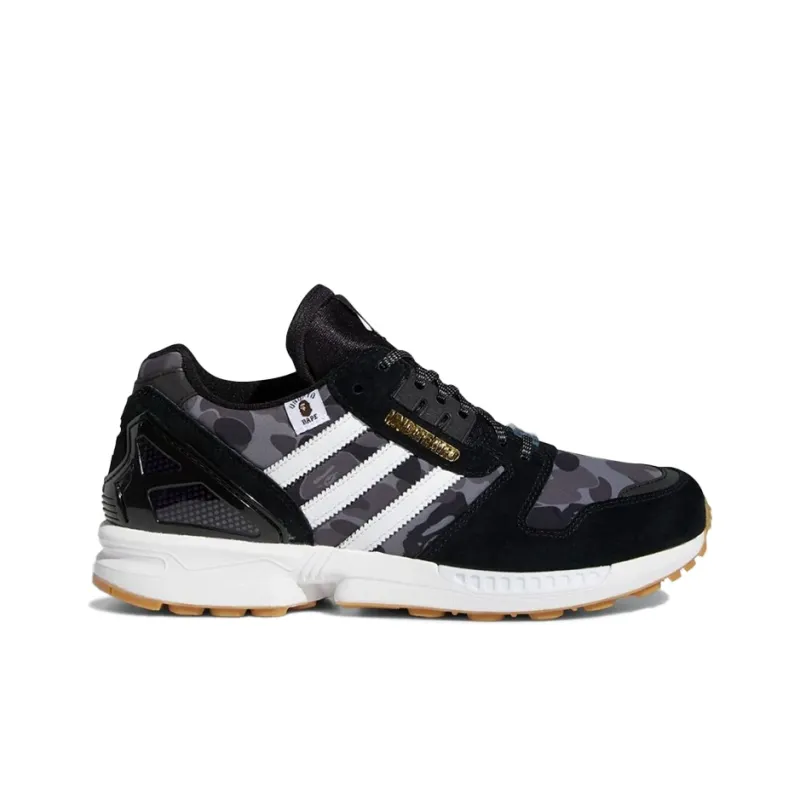 Adidas Zx 8000 Bape Undefeated Black-1