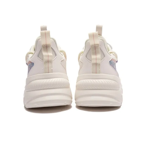 361° Clouds Yunshang Cushioning Anti Slip And Wear Resistant Low Top Sports Casual Shoes Women's White Purple-2