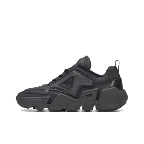 PRADA Techno Stretch Sneaker Black