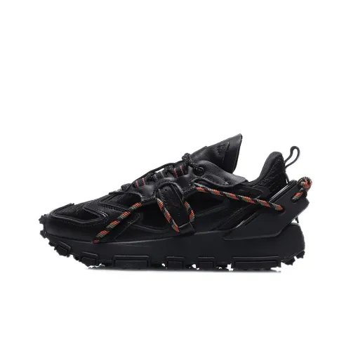 LiNing CF Tracing Cushioned Slip Resistant Abrasion Resistant Low Top Casual Shoes Women's Black