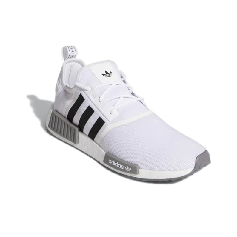 Adidas Nmd R1 Primeblue White Black Grey-2