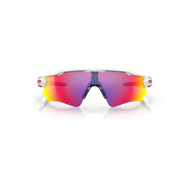 Oakley Plate And Metal Irregular Shape Sunglasses Unisex White-1