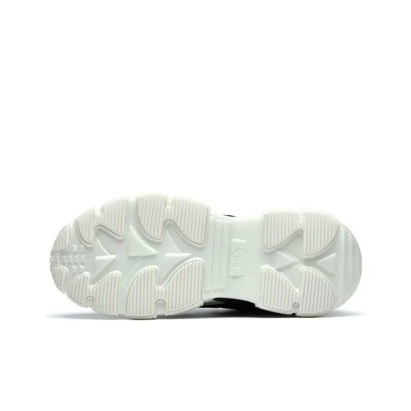 FILA Fashion Sneakers Low top Running Shoes Black/White-3