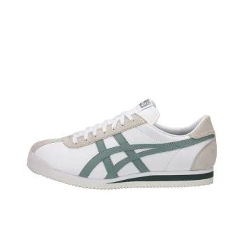 Onitsuka Tiger Corsair Cushioned Slip Resistant Abrasion Resistant Low Top Casual Shoes Unisex Green White