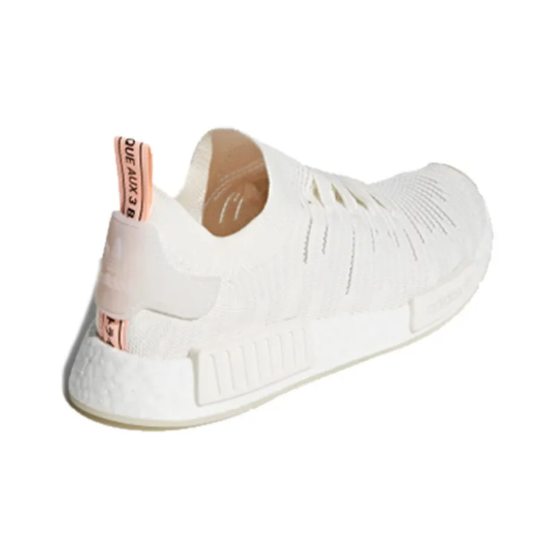 Adidas Nmd R1 Stlt Running White Clear Orange Women's-3