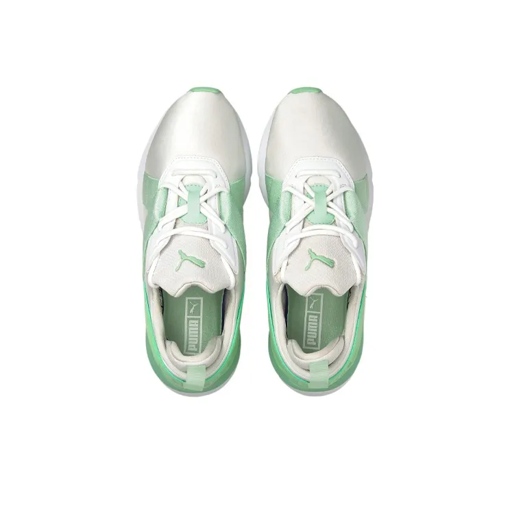 PUMA Muse X3 Casual Shoes Women's Low-Top Green/White-2