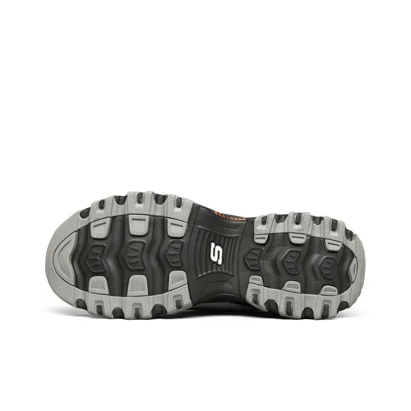Skechers D Lites 1.0 Low Top Running Shoes Black/Grey/White-4
