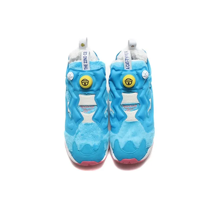 Reebok Instapump Fury Doraemon Furry Blue-3