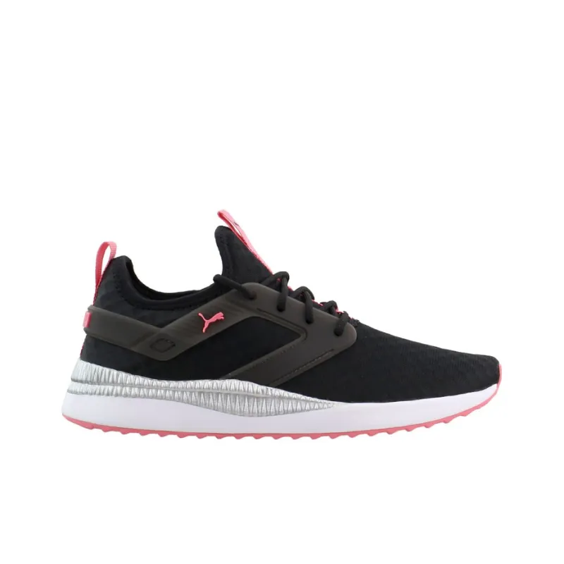PUMA Pacer Next Excel Cushioning Anti-Slip And Wear-Resistant Low-Top Casual Shoes Women's Black Pink-1