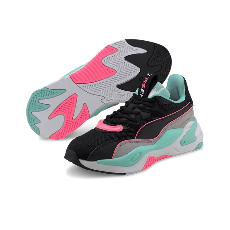 PUMA RS 2K Messaging Messaging Black High Rise Women's-2