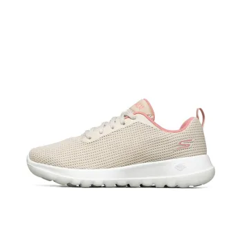 Skechers Go Walk Joy Running Shoes Ivory/Pink Women's