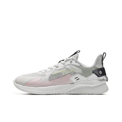 361° Casual Shoes Women's Low-Top Feather White/Transparent Pink