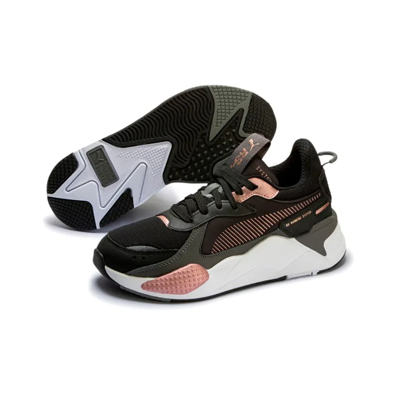 PUMA Rs x Trophy 'Black Rose Gold Gray' Women's-1