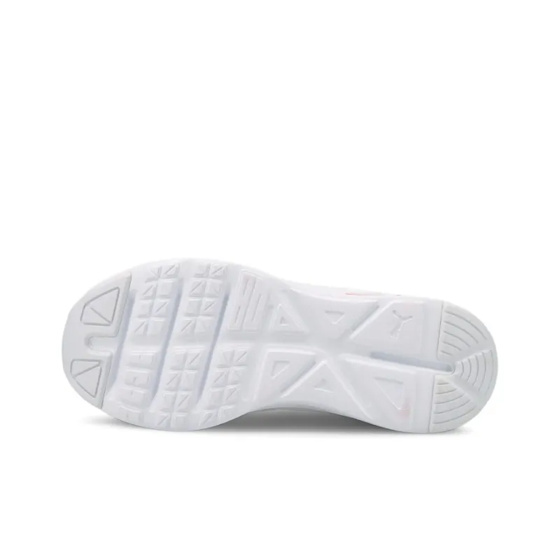 PUMA Enzo 2 Anti-Slip Wear-Resistant Low-Top Casual Shoes Women's White Orange-4