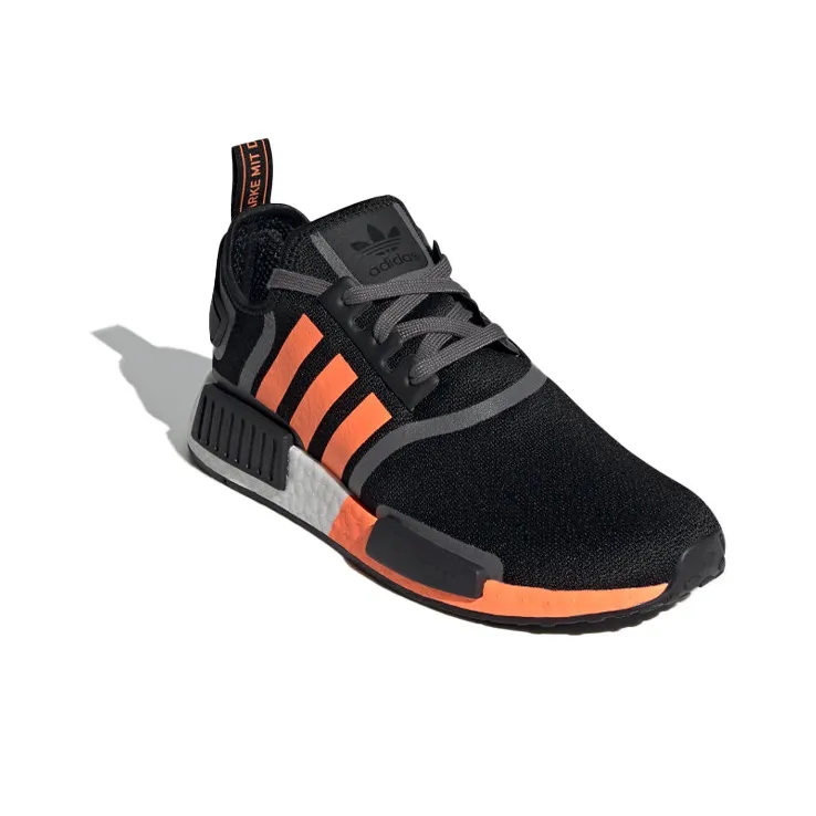 Adidas Nmd R1 Black Screaming Orange-2