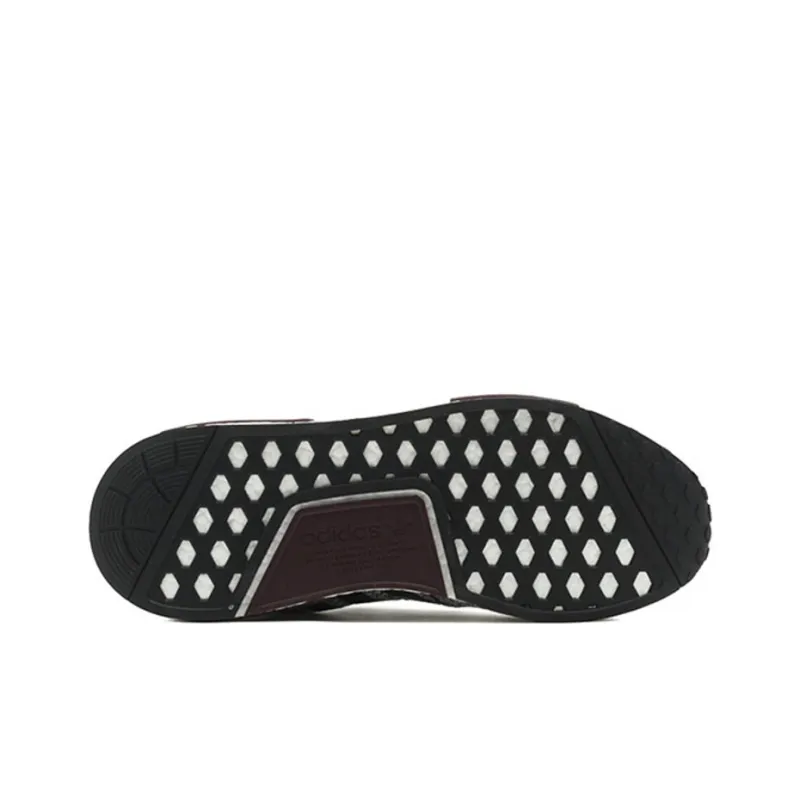 Adidas Nmd R1 Champs Burgundy Grey-4