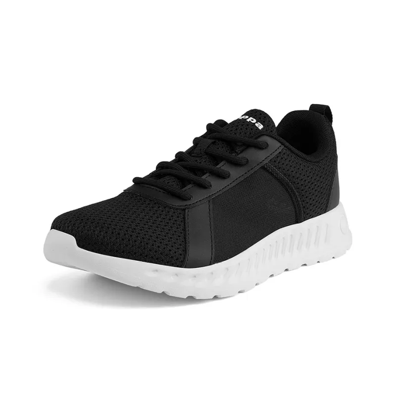 Kappa Cushioning Lightweight Breathable Low-Top Casual Shoes Unisex Black White-1