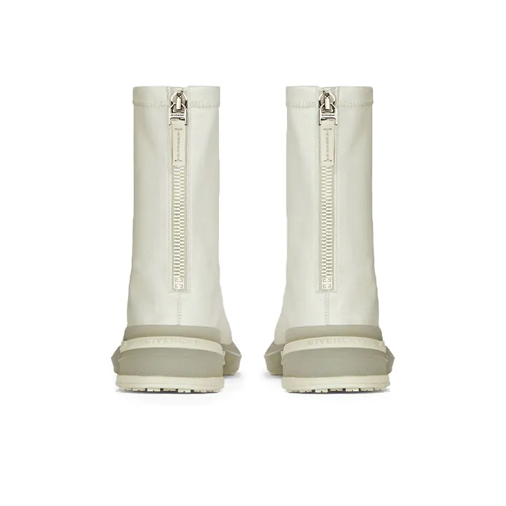 Givenchy High Top Casual Shoes Men's Ecru-3