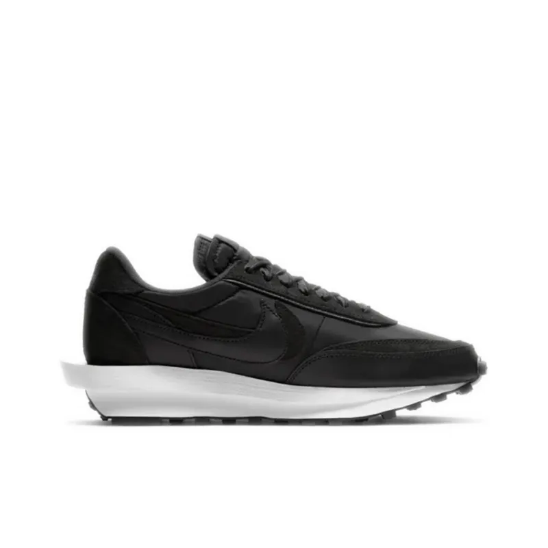 Nike Ld Waffle Sacai Black Nylon-1