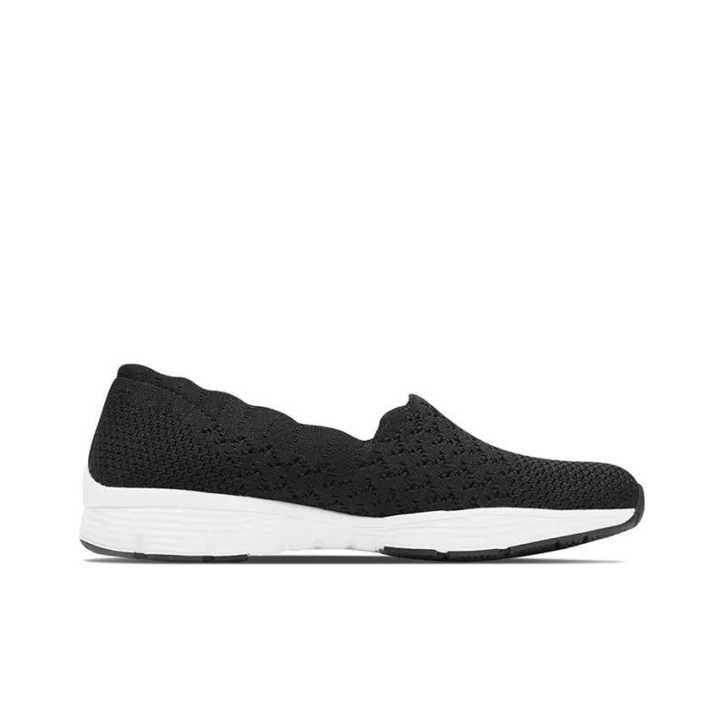 Skechers Modern Comfort Slip on Shoes 'Black White' Women's-1