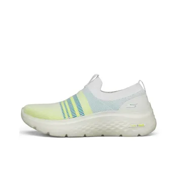 Skechers GO WALK Series Breathable Wear Resistant Cushioning Low Top Casual Shoes Women's White Multicolor