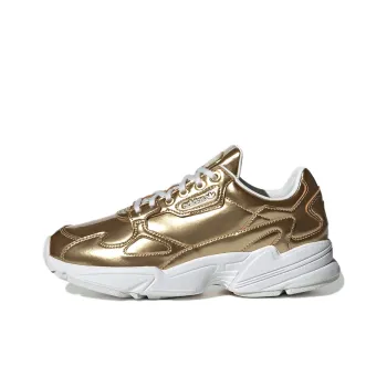 Adidas Originals Falcon Gold Metallic Crystal White Women's