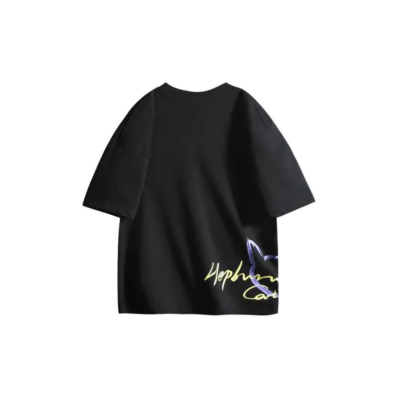 Hepburn Cat T Shirts Unisex-20
