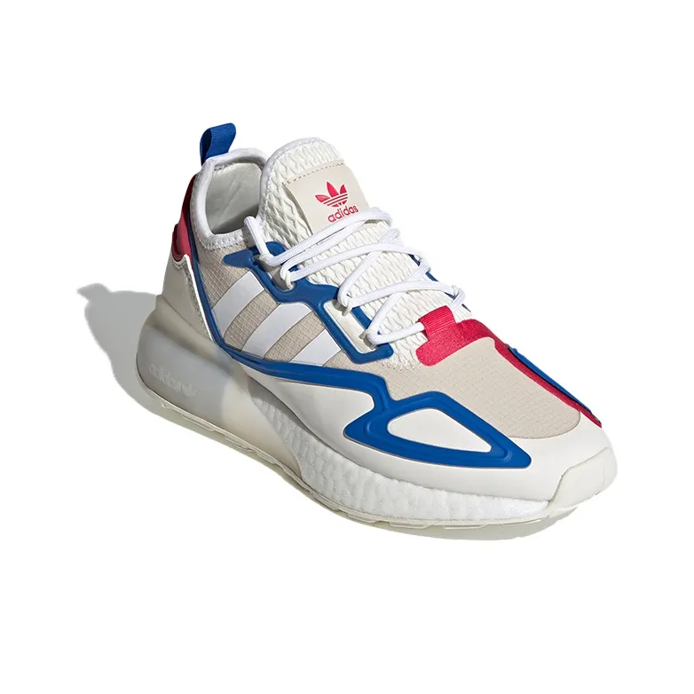 Adidas Originals Zx 2K Boost 'White Blue Red' Women's-2