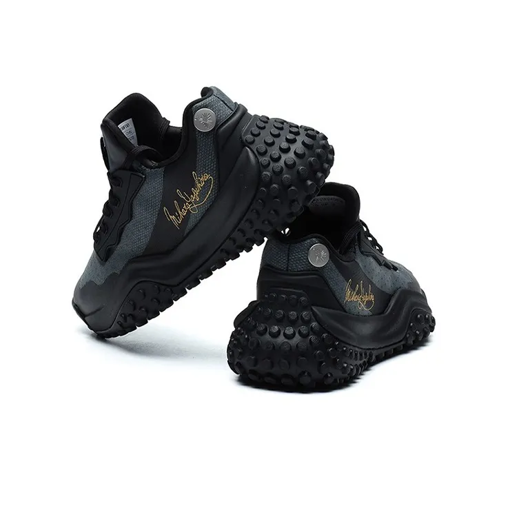 MIHARA YASUHIRO x FILA FM 9 Cushioning Anti Slip Wear Resistant Breathability Low Top Casual Shoes Women's Dark Slate-4