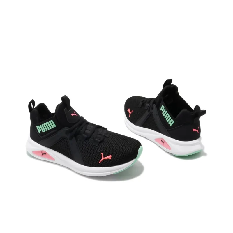 PUMA Enzo 2 Casual Shoes Women's Mid-Top Black/Green-2