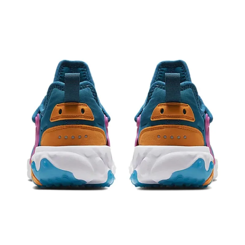 Nike React Presto Non-slip Lightweight Low-Top Casual Shoes GS Pink Green-3