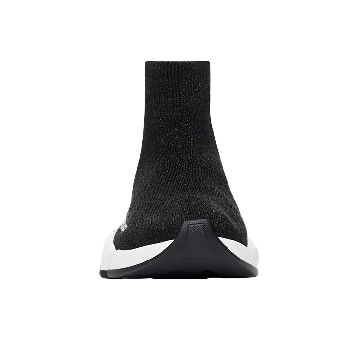 Balenciaga Speed 2.0 Black White Shiny Women's-2