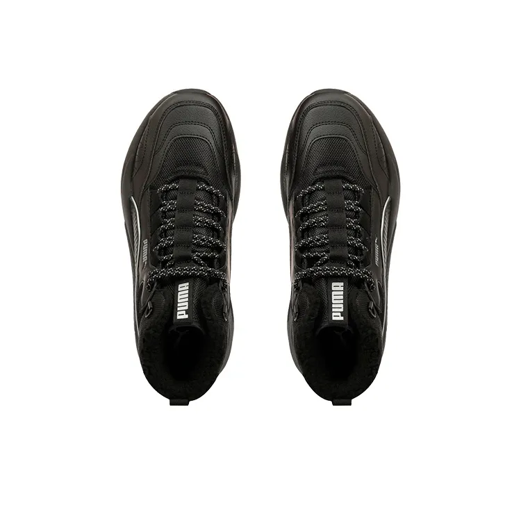 PUMA X ray 2 Square Mid Reflective Black Mid Running Shoes-1