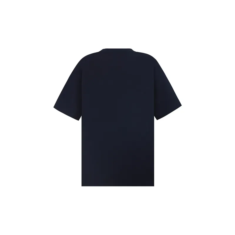 Sanjati Drop Shoulder Sleeve T Shirt Women's Navy Blue-1