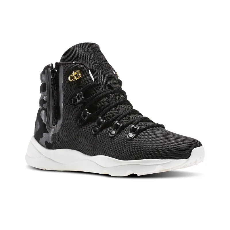 Reebok Furylite Boot Leo Cushioning Anti-Slip And Wear-Resistant High-Top Casual Shoes Women's Black-2