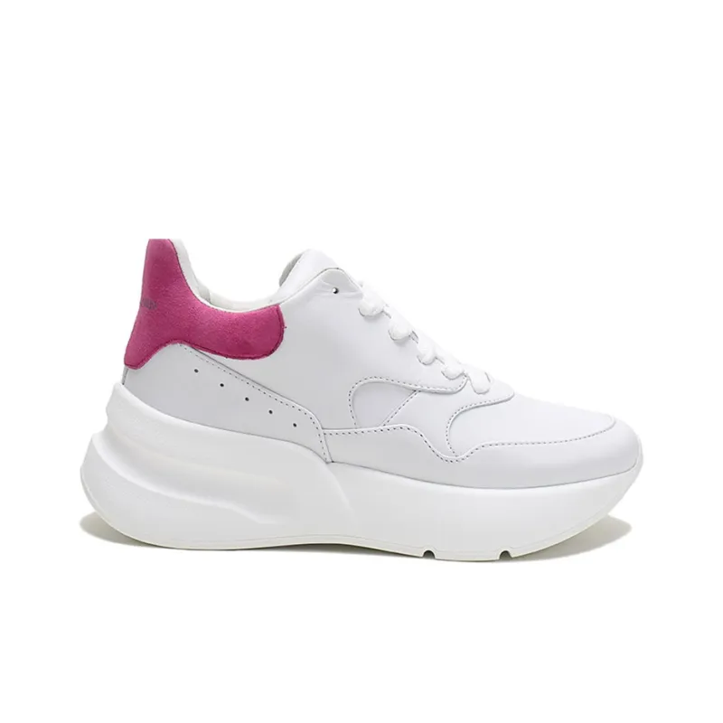 Alexander McQueen Oversized Runner Sneakers 'White Rose Pink' Women's-1