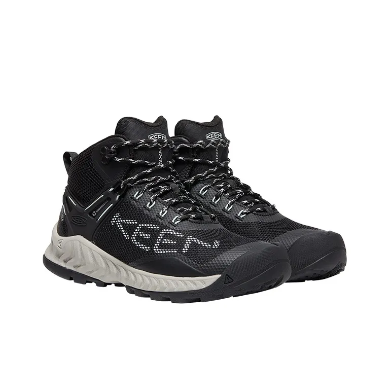 KEEN NXIS EVO MID WP Mid Top Hiking Shoes, Outdoor Shoes Women's Black-2