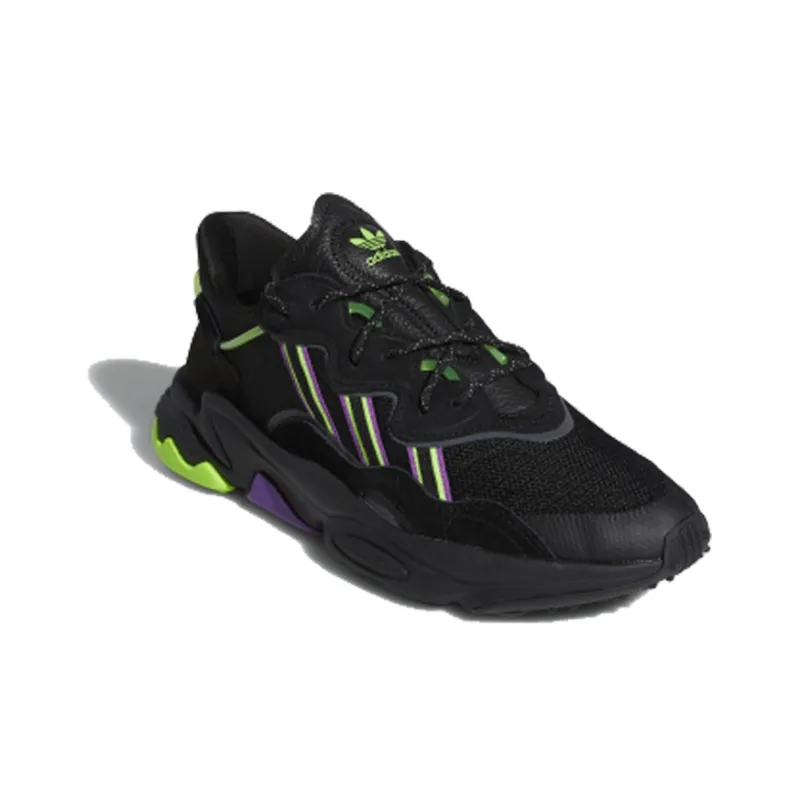 Adidas Originals Ozweego 'Black/Purple/Green'-2