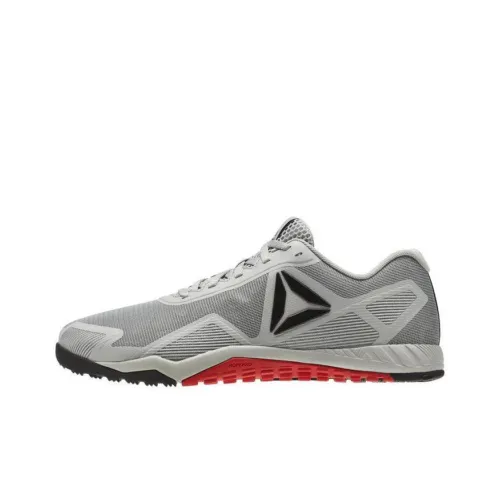 Reebok Workout Casual Shoes Men Low-Top Gray/Black/Red