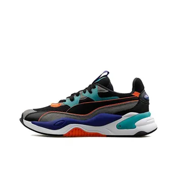 PUMA RS-2K Internet Exploring Cushioned Wear-Resistant Breathable Low-Top Casual Shoes Unisex White Purple Black