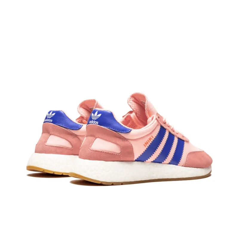 Adidas Iniki Runner Haze Coral Blue Women's-4