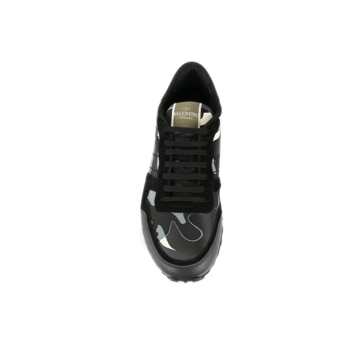 Valentino Garavani Rockrunner Camouflage-print Sneakers-5